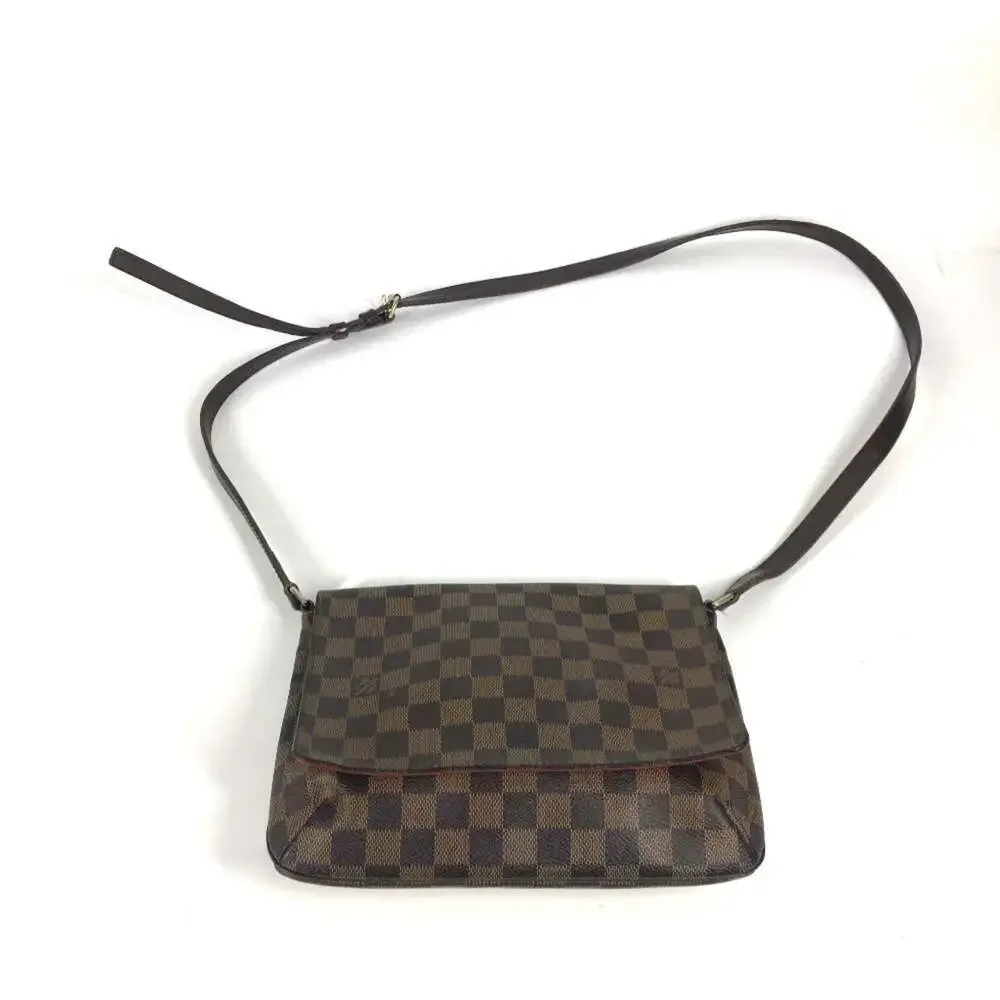 LOUIS VUITTON Brown Damier Canvas Pochette Shoulder Bag